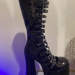 Hardcore Platform Boots ~ Sequin