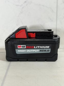 Milwaukee M18 18V 6.0Ah High Output Lithium-Ion Battery Pack – Pre-Owned (A1G010270)