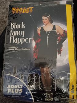Plus size 1920's flapper costume