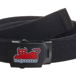 Supreme Toy Machine Webbing Belt “Black”