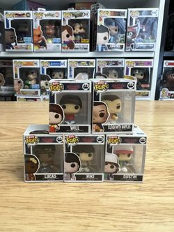 5 BITTY Stranger Things 1-Inch Funko Pops Will Eleven Mike Lucas Dustin Byers TV