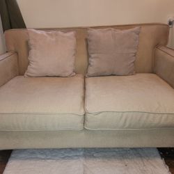 Loveseat couch $30,  queen size bed with matress and wood base $130,loveseat pull out twin bed with matress $40