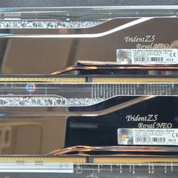 GSkill Trident Z5 Royal Neo 6000MHz CL28 DDR5 Ram AMD EXPO