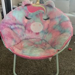Child’s Unicorn Fluffy Chair - Excellent Condition 