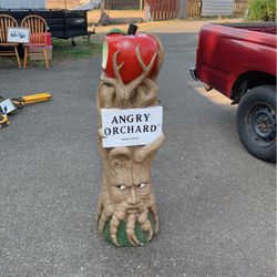 Advertising Display Angry Orchard Statue 4’ High
