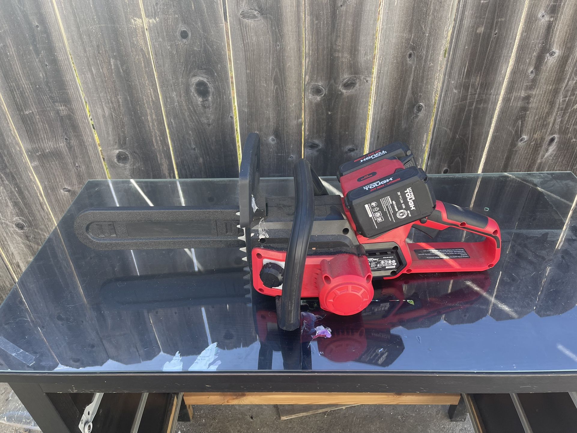Cordless Electric Chainsaw + Dual Batteries