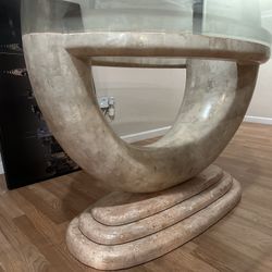 Glass Oval Dining Room Table - $400 OBO 