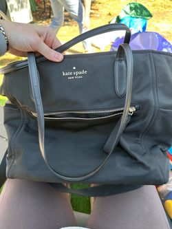 Kate Spade New York Black Nylon Tote Bag