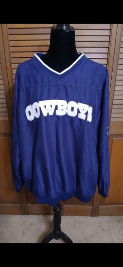 Dallas Cowboys Size X-Large Blue Pullover Jacket.