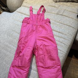 Toddler Girls Snow Bib Size 2t