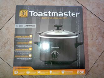 Toastmaster 1,5 QT Slow Cooker. NEW