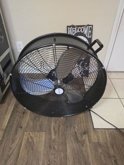 ​24” Heavy-Duty Industrial Drum Fan / Floor Air Circulator