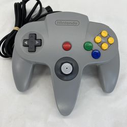 OEM Nintendo N64 Controller Gray Original Authentic 