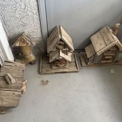 birdhouse hand made they r big deco