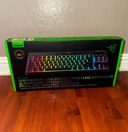 Razer BlackWidow V4 Low-Profile Wireless Keyboard Orange Switches