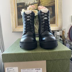 Gucci leather Bootie  - 39.5/9.5