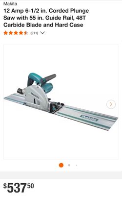Brand New Open Box Makita SP6000J Track Saw Combo – Never Used!