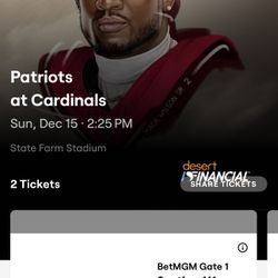 Cards Vs. Patriot Tickets 