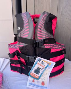 STEARNS Infinity Premium PFD 5974 WMN Infinity 2XL/3XL Pink CO04 Retails $49.99