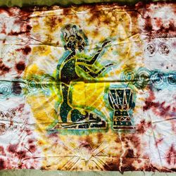 Original Boho batik hand crafted wall hanging