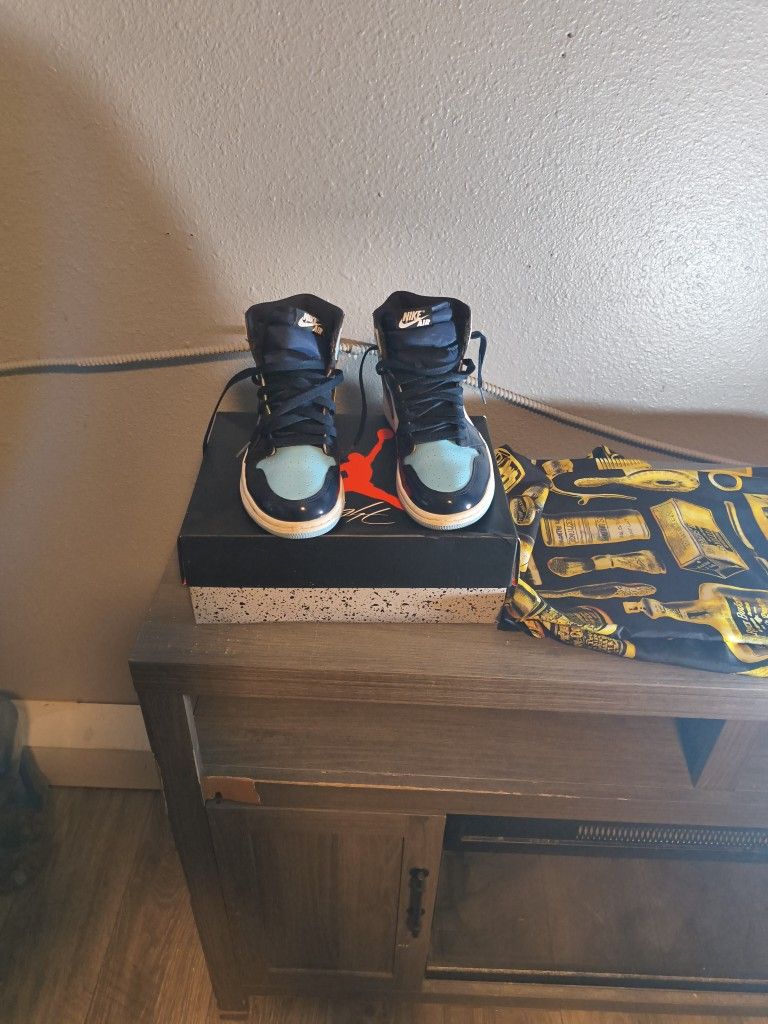 Jordan #1 Clean Navy/Light Blue