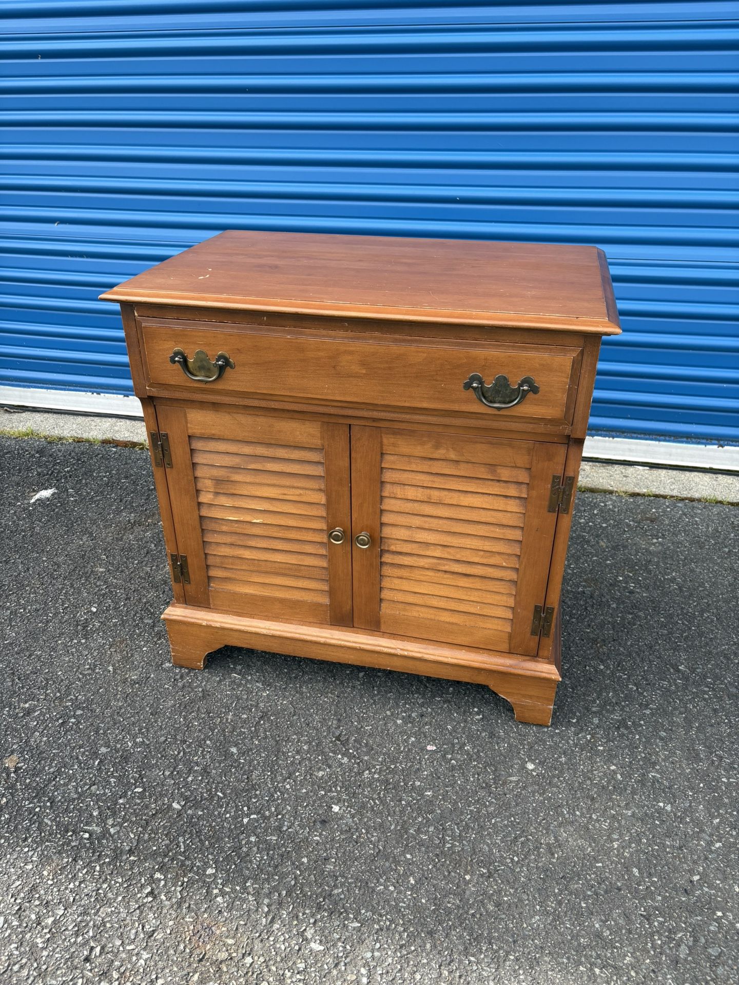 Antique Permacraft Record Cabinet