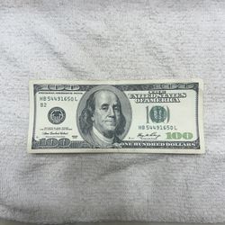 $100 Dollar Bill (series 2006)