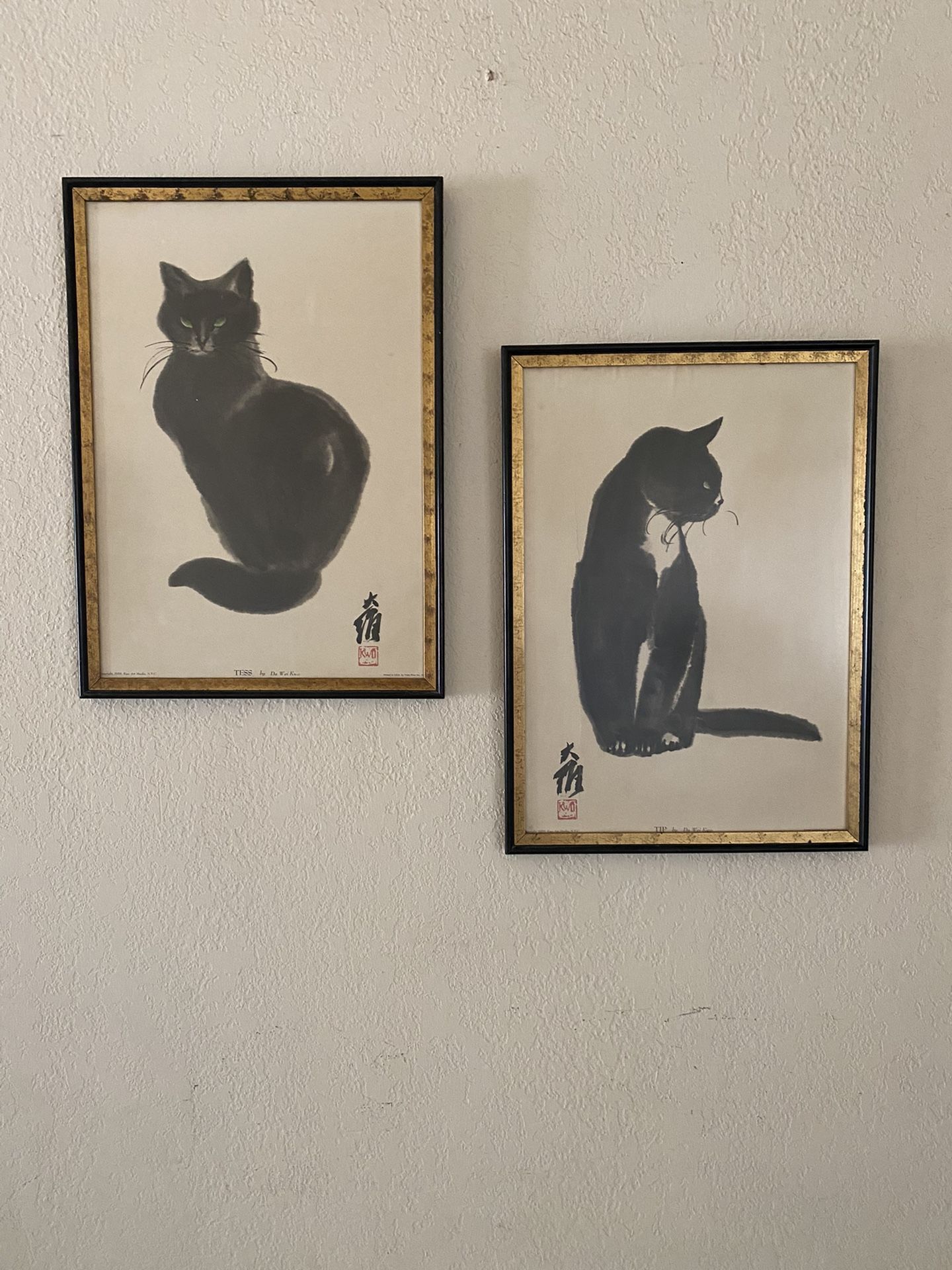 Vintage Rare Tess And Tip Prints - Da Wei Kwo