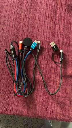 5 ft Multi-head (4) charging cord