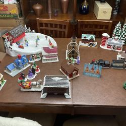 Antique Ceramic Christmas Village