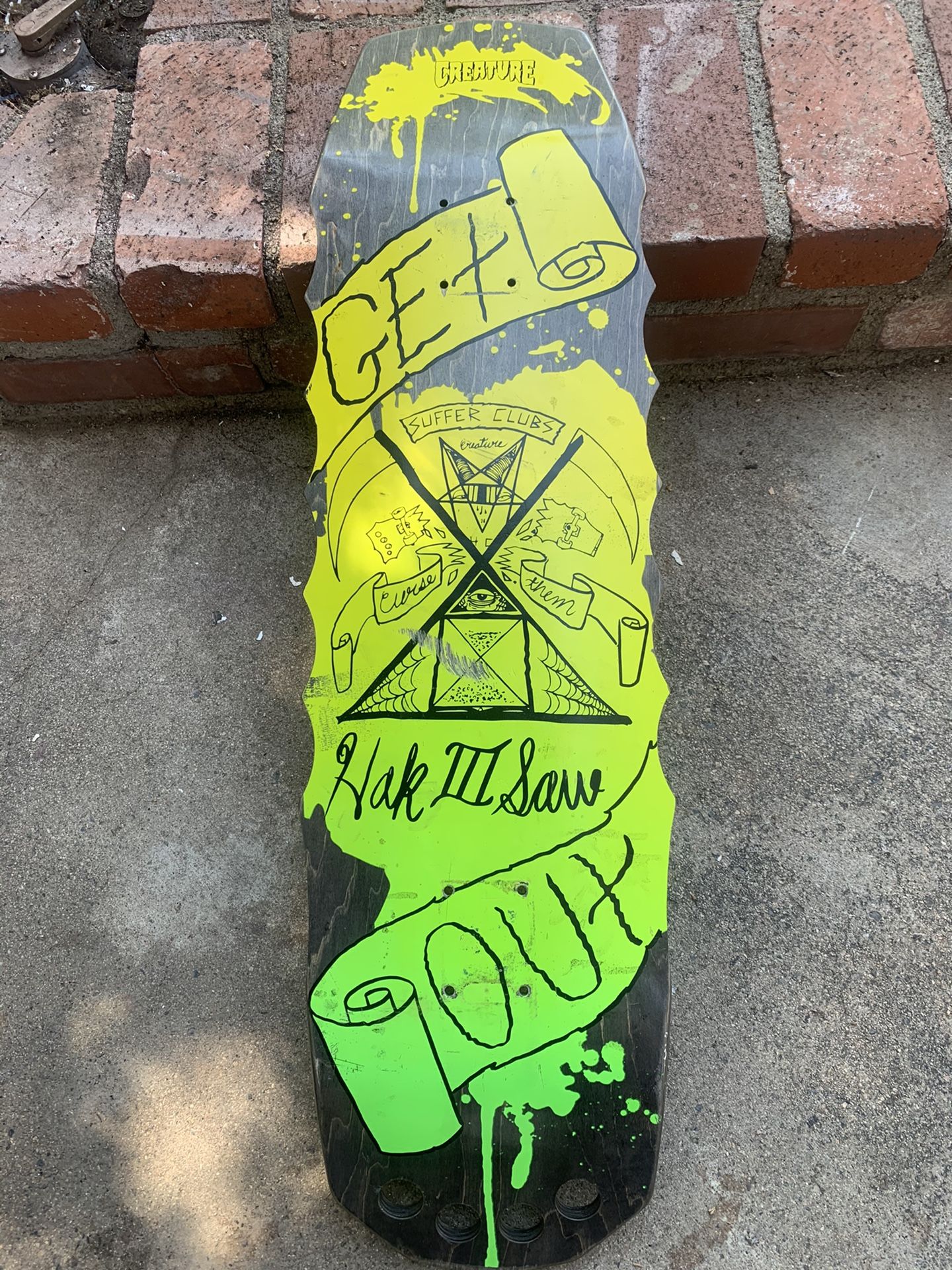 Skateboard creature Hacksaw deck 11/400 for Sale in Orange, CA OfferUp