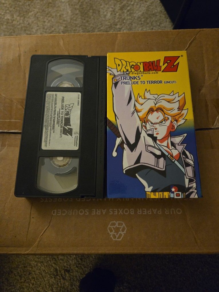 Dragon Ball Z VHS Tape "Trunks - Prelude To Terror (Uncut)"