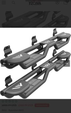 Pick up Truck Running Boards for 2015-2026 Ford F150 & 2017-2026 Ford F250 F350 | Yzona