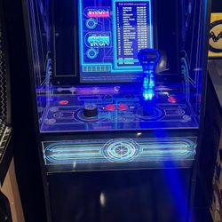 Arcade 1up Tron with stool