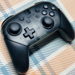 Nintendo Switch Wireless Pro Controller - Black Tested Without Charger Works