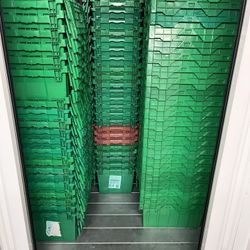 Heavy Duty, Stackable Green Totes