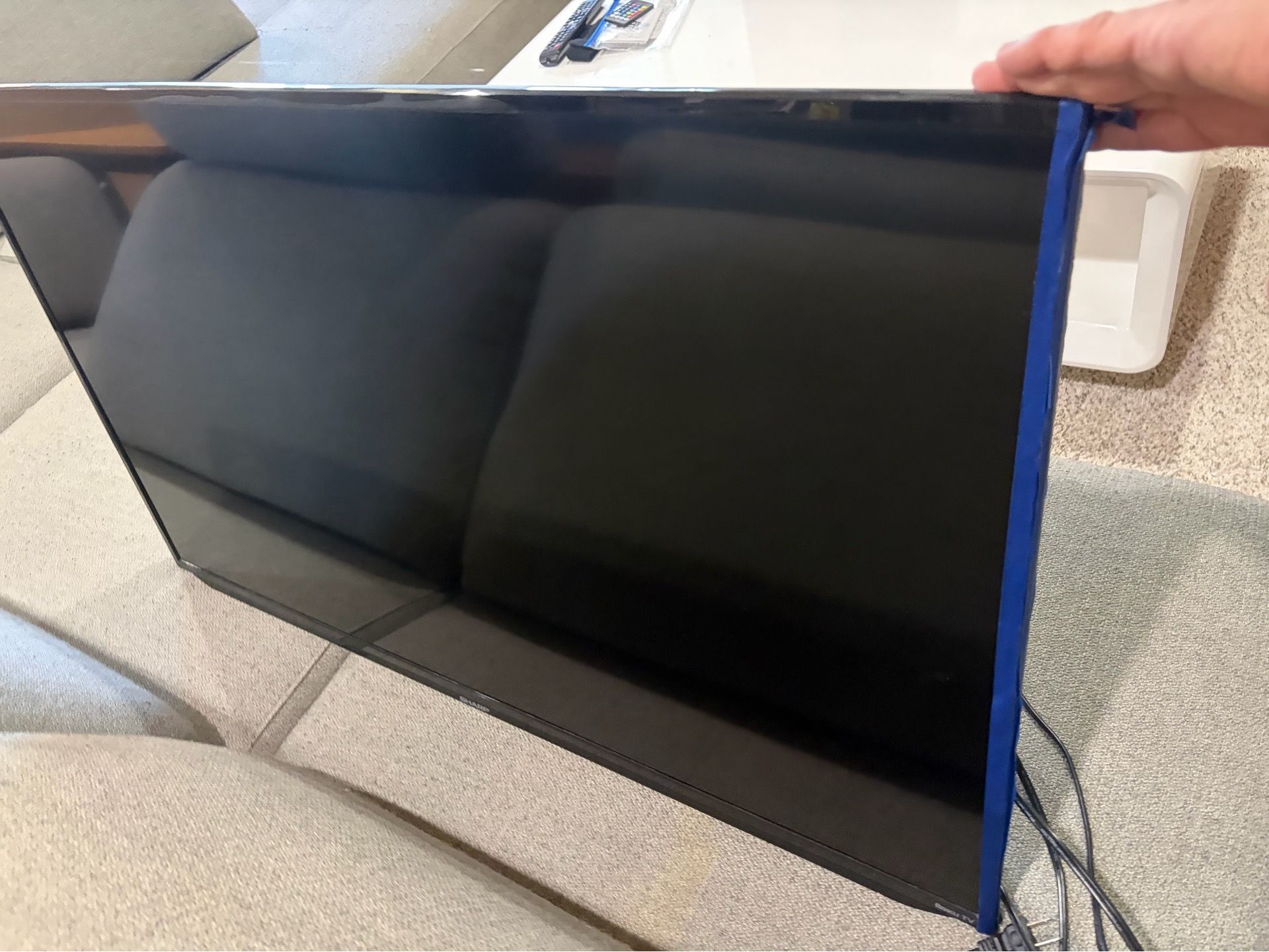 Sharp 43” LCD TV LED backlight