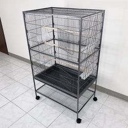 New in Box $100 Large 52-inch Parrot Bird Cage Rolling Stand for Cockatiel, Canary, Finch, Lovebird 