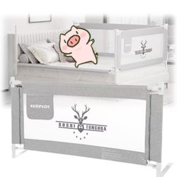 SURPCOS Bed Rails for Toddlers 