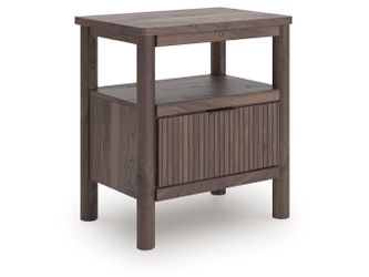 Pamytta Brown One Drawer Night Stand