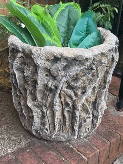 Maseta de cemento con efecto pintada