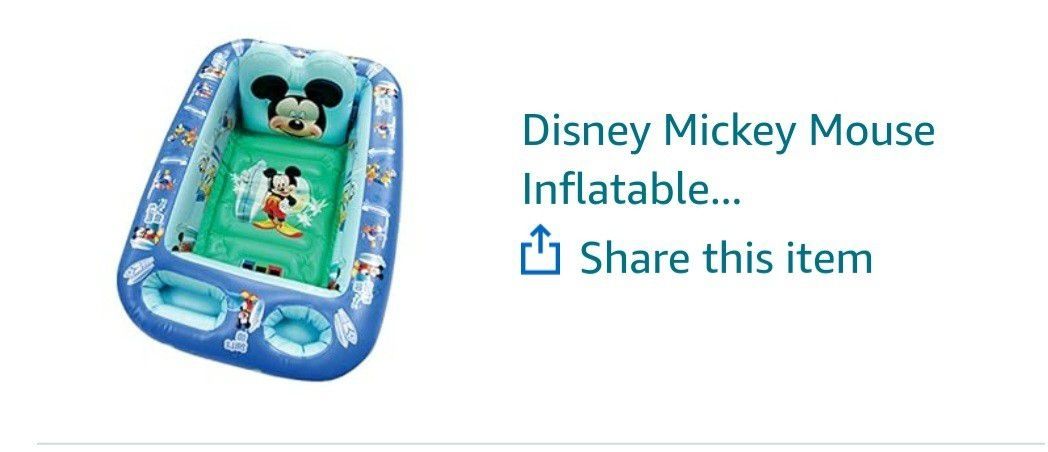 Mickey Mouse Inflatable Bath For Infant