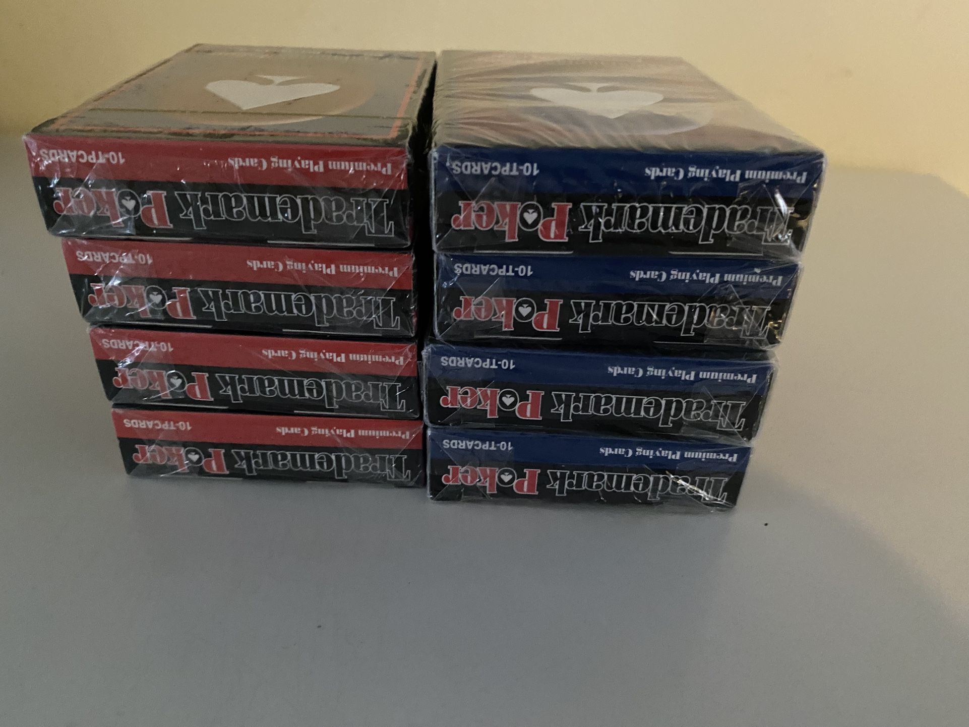 Trademark Poker Premium Playing Cards, 8-packs Factory Sealed