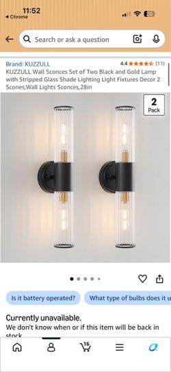 Wall sconces