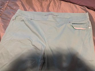 Light Blue Women's Slimming Pants size 24w