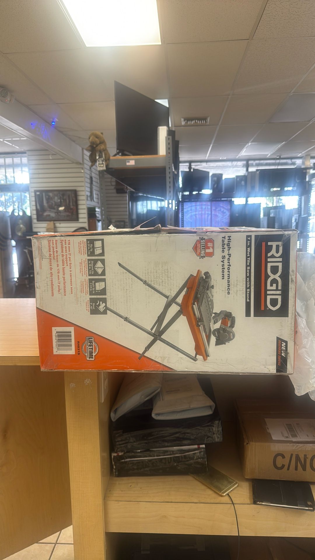 Ridgid Wet Title Saw R4031s