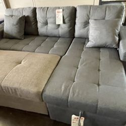 Charcoal  Grey Sectional 