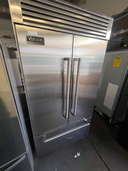 Viking 42” built in refrigerator stainless steel