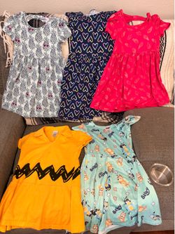 Girls short sleeve Dress Bundle