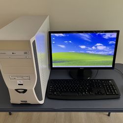 Vintage Gigabit AMD Desktop System. 1.84 GHz AMD Athlon XP 2500+. 120 GB HDD. 1 GB Ram